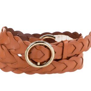Frame Braided Leather Accent Belt
